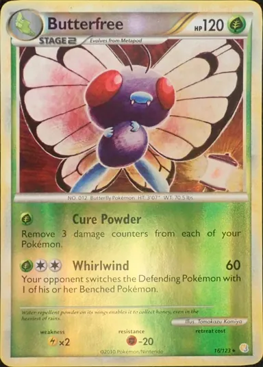 Carta completa da variante HeartGold & SoulSilver