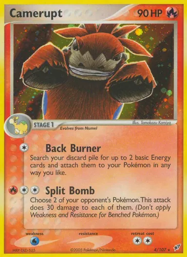 Carta completa da variante EX Deoxys