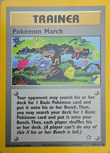 Carta completa da variante Neo Genesis