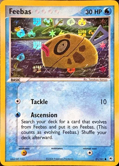 Carta completa da variante EX Hidden Legends