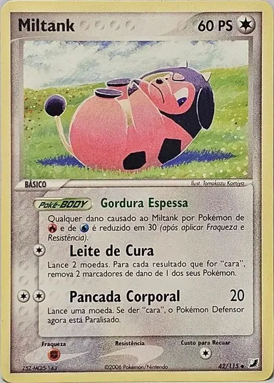 Carta completa da variante EX Forças Ocultas