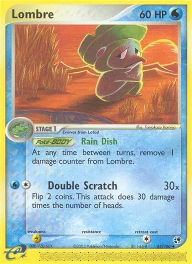 Carta completa da variante EX Sandstorm