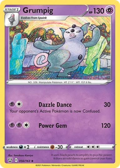 Carta completa da variante Battle Styles