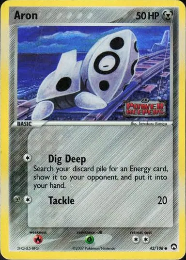Carta completa da variante EX Power Keepers