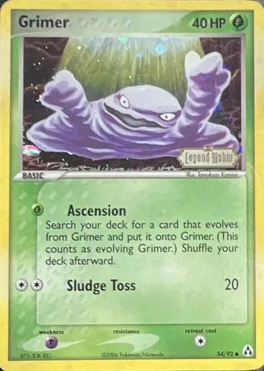 Carta completa da variante EX Legend Maker