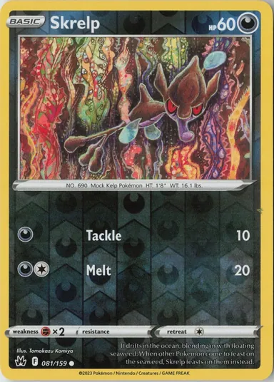 Carta completa da variante Crown Zenith