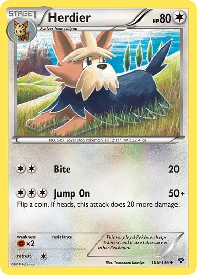 Carta completa da variante XY