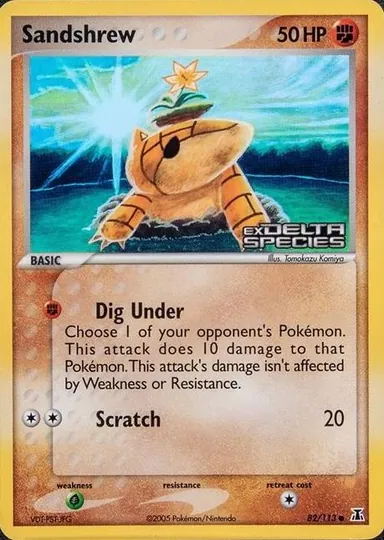 Carta completa da variante EX Delta Species