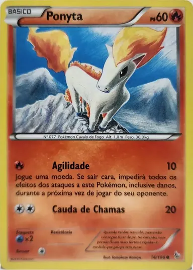 Carta completa da variante Flash de Fogo
