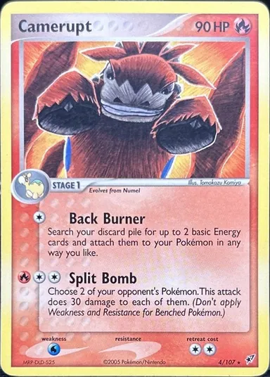 Carta completa da variante EX Deoxys