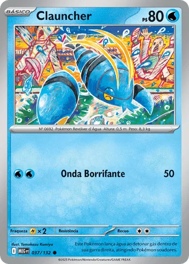 Carta completa da variante Megaevolução