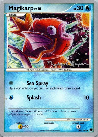 Carta completa da variante World Championships 2010 - Happy Luck