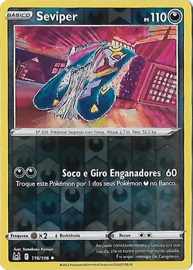 Carta completa da variante Origem Perdida
