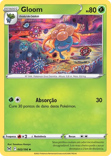Carta completa da variante Origem Perdida