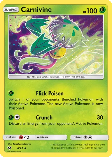 Carta completa da variante Shining Legends