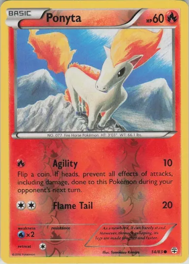 Carta completa da variante Generations