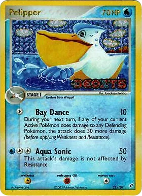 Carta completa da variante EX Deoxys