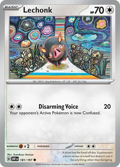 Carta completa da variante Obsidian Flames