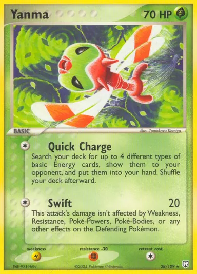 Carta completa da variante EX Team Rocket Returns
