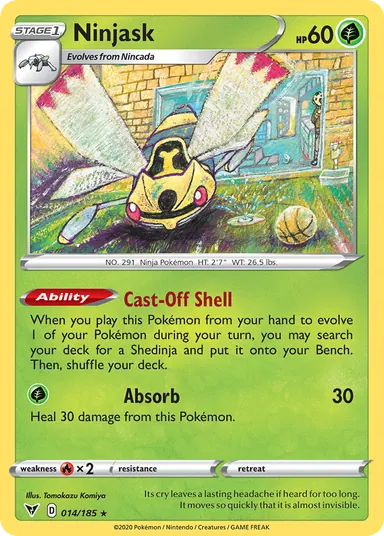 Carta completa da variante Vivid Voltage