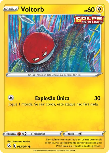 Carta completa da variante Golpe Fusão