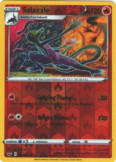 Carta completa da variante Sword & Shield