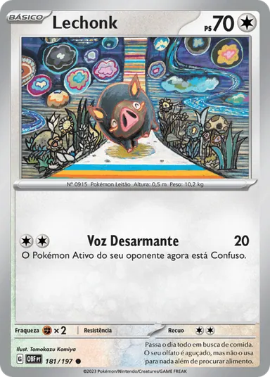 Carta completa da variante Obsidiana em Chamas
