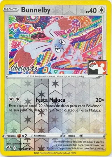 Carta completa da variante Thank You Campaign (PT-BR)