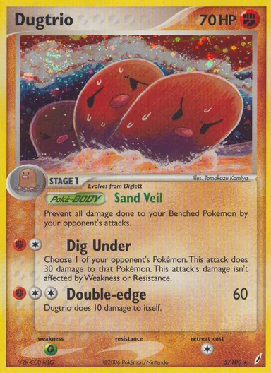 Carta completa da variante EX Crystal Guardians