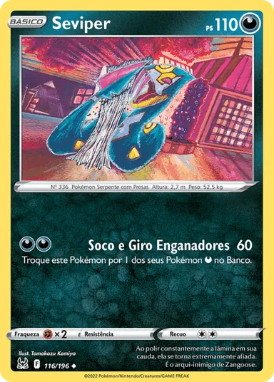 Carta completa da variante Origem Perdida