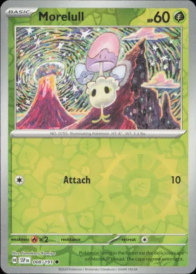Carta completa da variante Surging Sparks