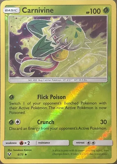 Carta completa da variante Shining Legends