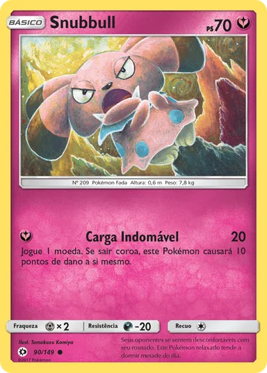 Carta completa da variante Sol e Lua