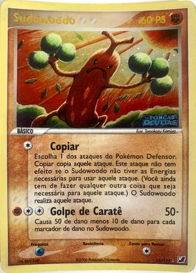Carta completa da variante EX Forças Ocultas