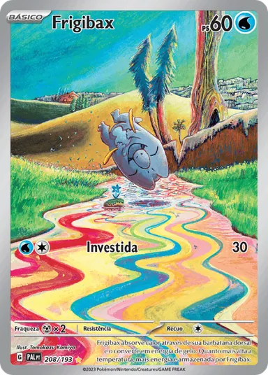 Carta completa da variante Evoluções em Paldea
