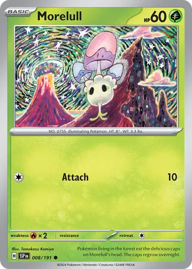 Carta completa da variante Surging Sparks