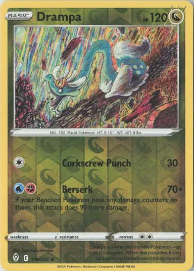 Carta completa da variante Evolving Skies