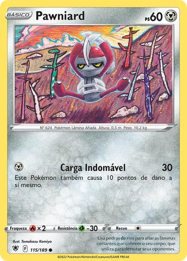 Carta completa da variante Estrelas Radiantes