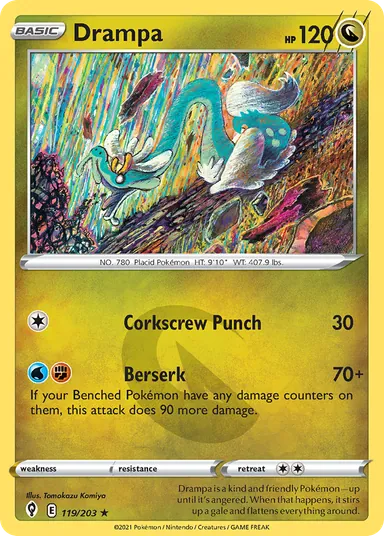 Carta completa da variante Evolving Skies