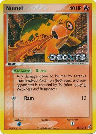 Carta completa da variante EX Deoxys