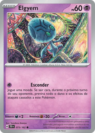 Carta completa da variante Forças Temporais