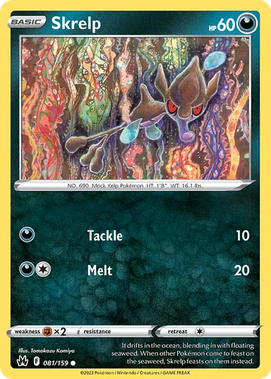 Carta completa da variante Crown Zenith