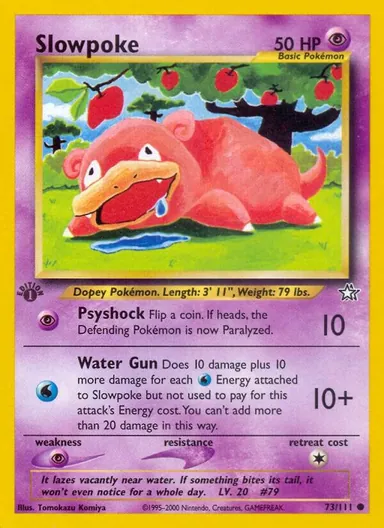 Carta completa da variante Neo Genesis